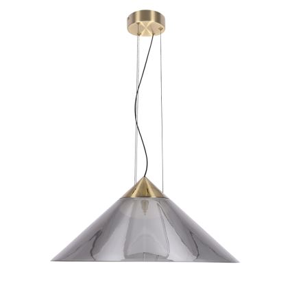 Luster na sajli PRESTO 1xGX53/10W/230V prečnik 50 cm zlatna/dimljeno-siva