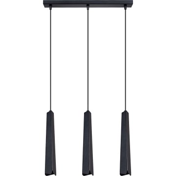 Luster na sajli PRYSM 3xG9/8W/230V crne boje