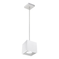 Luster na sajli QUAD 1 1xGU10/40W/230V bela
