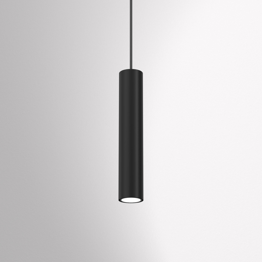 Luster na sajli RAITO 1xGU10/8W/230V, crne boje