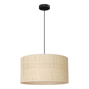 Luster na sajli RATTAN 1xE27/60W/230V, prečnik 40 cm, ratan