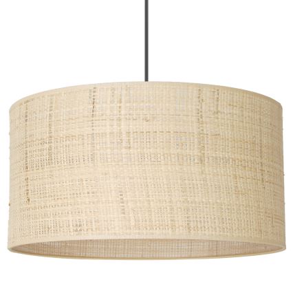 Luster na sajli RATTAN 1xE27/60W/230V, prečnik 40 cm, ratan