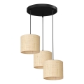 Luster na sajli RATTAN 3xE27/60W/230V od ratana