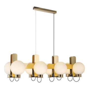 Luster na sajli REGGIO 8xE27/40W/230V zlatna