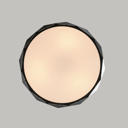 Luster na sajli REUS 3xE27/40W/230V, prečnik 47 cm, crna