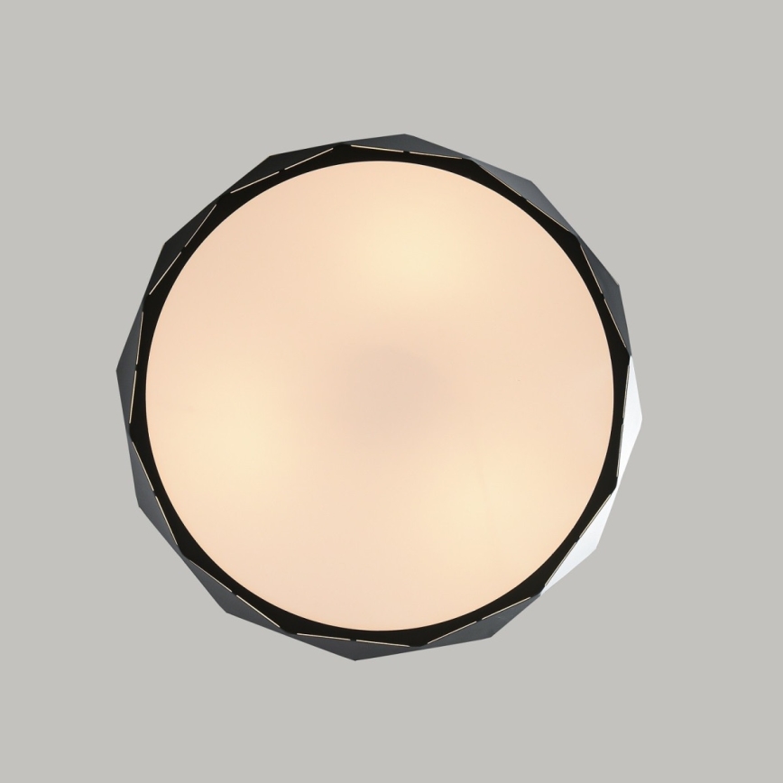 Luster na sajli REUS 3xE27/40W/230V, prečnik 47 cm, crna