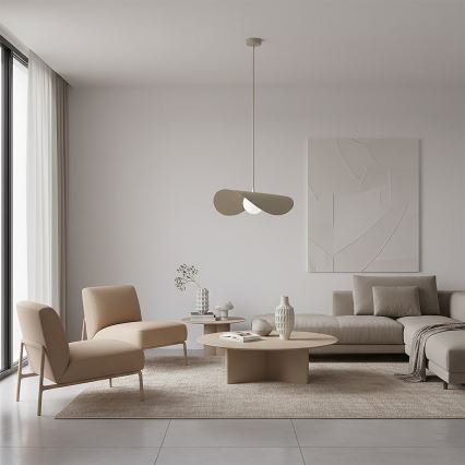 Luster na sajli RITUAL 1xG9/8W/230V bež