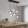 Luster na sajli RITUAL 6xG9/8W/230V crni