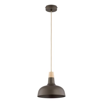 Luster na sajli RODOS 1xE27/15W/230V braon