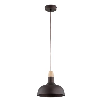 Luster na sajli RODOS 1xE27/15W/230V crni