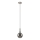 Luster na sajli ROLLO 1xE14/5W/230V mat hrom/dimljeno staklo