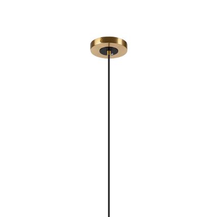 Luster na sajli ROLLO 3xE14/5W/230V zlatna/dimljeno bež