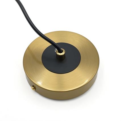 Luster na sajli ROLLO 3xE14/5W/230V zlatna/dimljeno bež