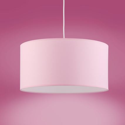 Luster na sajli RONDO KIDS 1xE27/15W/230V ružičast