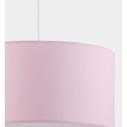 Luster na sajli RONDO KIDS 1xE27/15W/230V ružičast