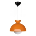 Luster na sajli SALVA 1xE27/15W/230V narandžasta