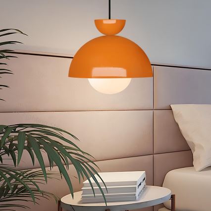 Luster na sajli SALVA 1xE27/15W/230V narandžasta