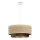 Luster na sajli SARTA 1xE27/60W/230V prečnik 45 cm braon/juta