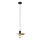 Luster na sajli SAVANA 1xE27/15W/230V prečnik 23 cm crna/zlatna