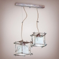 Luster na sajli SAVANNAH KUBO 2xE27/40W/230V