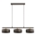Luster na sajli SELIA 3xE27/15W/230V braon