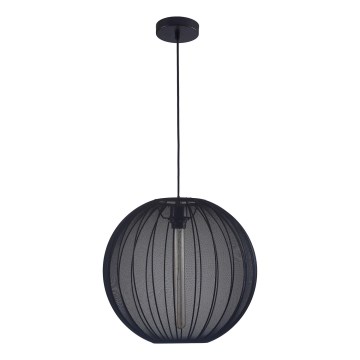 Luster na sajli SENSAI 1xE27/20W/230V pr. 40 cm crne boje