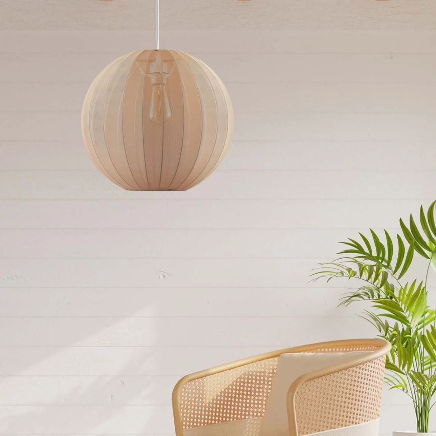 Luster na sajli SENSAI 1xE27/20W/230V prečnik 40 cm bež