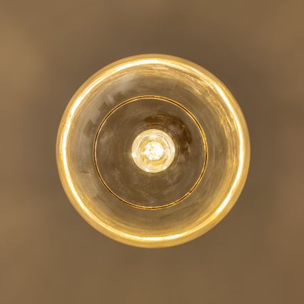 Luster na sajli SEVENTIES E27/60W/230V dimljeno/smeđe