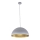 Luster na sajli SFERA 1xE27/60W/230V prečnik 35 cm siva/zlatna