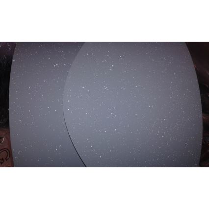 Luster na sajli SFERA 1xE27/60W/230V prečnik 35 cm siva/zlatna