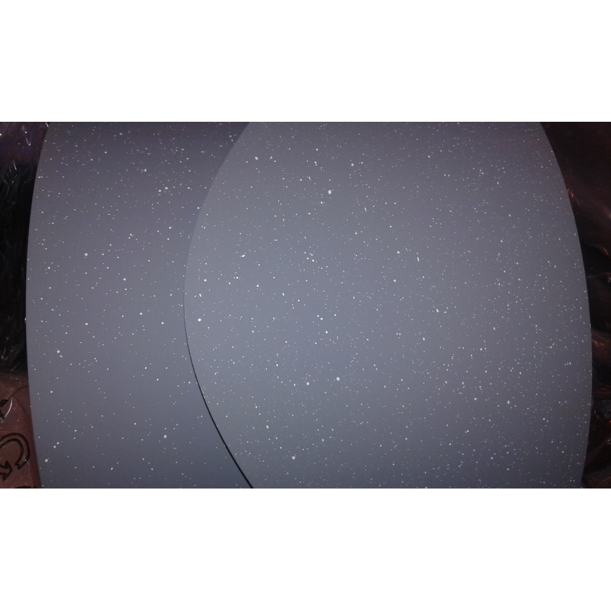 Luster na sajli SFERA 1xE27/60W/230V, prečnik 50 cm, siva/zlatna