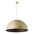 Luster na sajli SFERA 1xE27/60W/230V prečnik 50 cm zlatna/crna
