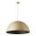 Luster na sajli SFERA 1xE27/60W/230V prečnik 50 cm zlatna/crna