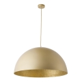 Luster na sajli SFERA 1xE27/60W/230V, prečnik 50 cm, zlatna