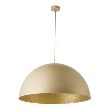 Luster na sajli SFERA 1xE27/60W/230V, prečnik 50 cm, zlatna