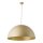 Luster na sajli SFERA 1xE27/60W/230V, prečnik 50 cm, zlatna