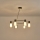 Luster na sajli SILENCE 6xE14/15W/230V