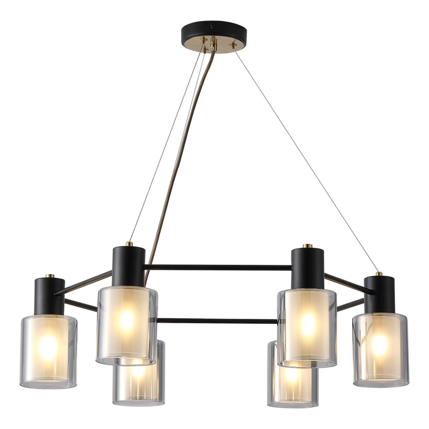 Luster na sajli SILENCE 6xE14/15W/230V