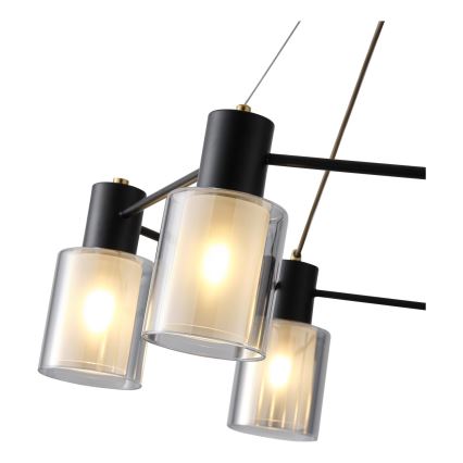 Luster na sajli SILENCE 6xE14/15W/230V