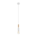 Luster na sajli SIMON 1xE27/60W/230V buk