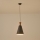 Luster na sajli SIMPLO 1xE27/15W/230V siva prečnik 20 cm