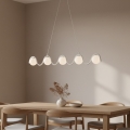 Luster na sajli SINUS 5xG9/8W/230V bela