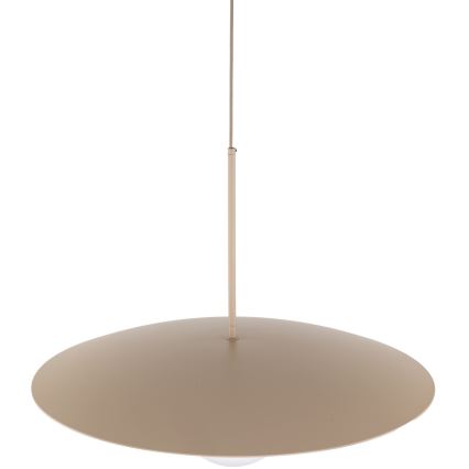 Luster na sajli SLATE 1xE27/15W/230V, prečnik 65 cm, bež