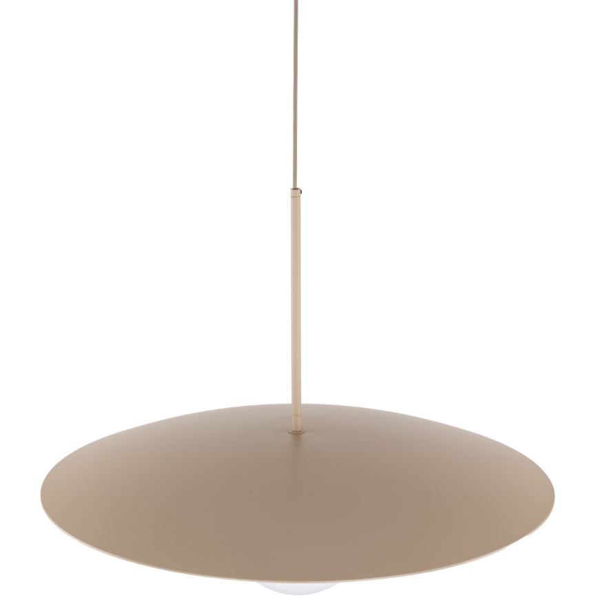 Luster na sajli SLATE 1xE27/15W/230V, prečnik 65 cm, bež