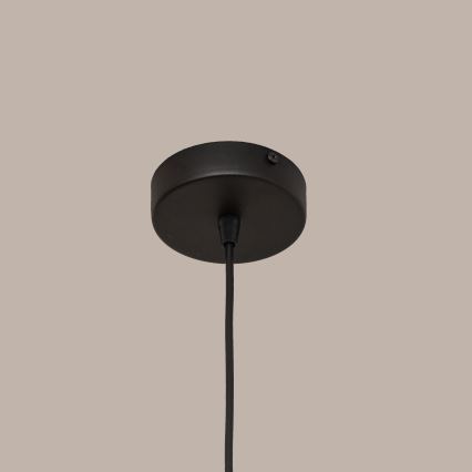 Luster na sajli SOLANO 1xE27/15W/230V crna/zlatna
