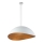 Luster na sajli SOLARIS 1xE27/60W/230V Ø 48 cm bela/bakrena