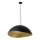 Luster na sajli SOLARIS 1xE27/60W/230V Ø 48 cm crna/zlatna