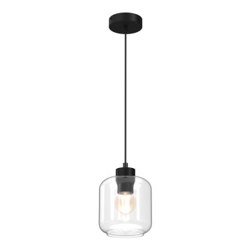 Luster na sajli SOMBRA 1xE27/60W/230V proziran