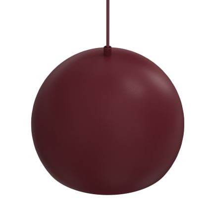 Luster na sajli SOOL 1xE27/15W/230V prečnik 27 cm bordo