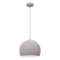 Luster na sajli SOOL 1xE27/15W/230V Ø 27 cm krem boje